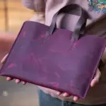 Фиолетовая винтажная кожаная сумка для ноутбука MacBook Air Pro 13 14 дюймов